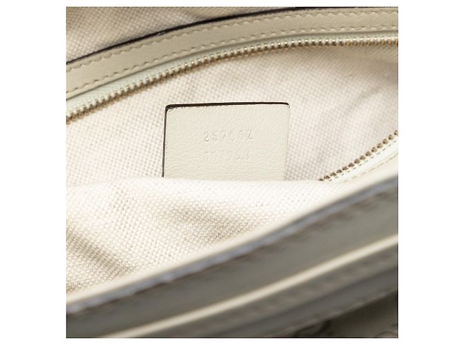 Tote Gucci Guccissima Mayfair Bianca Bianco - vista 6