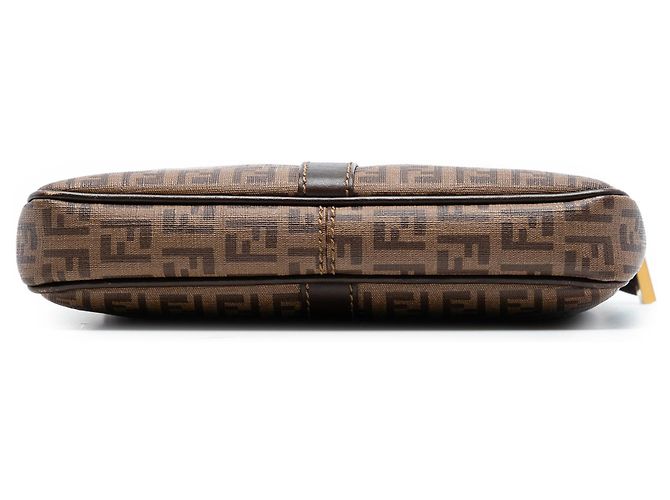Borsa a tracolla Fendi Zucchino Spalmati marrone - vista 3