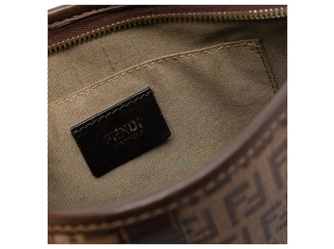 Borsa a tracolla Fendi Zucchino Spalmati marrone - vista 5