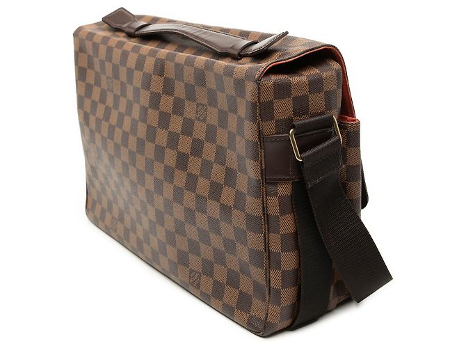 Borsa Satchel Louis Vuitton Damier Ebene Broadway Marrone - vista 2