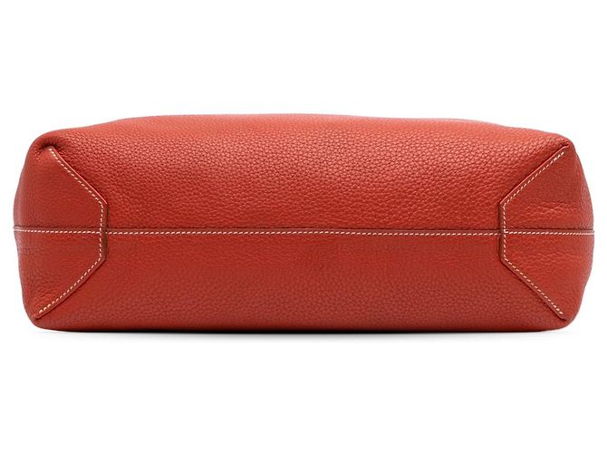 Borsa Tote Orange Hermès Clemence Double Sens 36 Arancione - vista 3