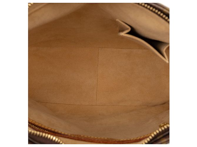 Borsa a tracolla Louis Vuitton Monogram Looping GM Marrone - vista 4