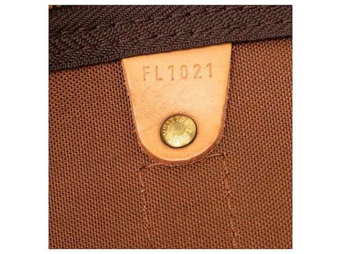 Borsa da viaggio Louis Vuitton Monogram Keepall 50 Marrone - vista 6