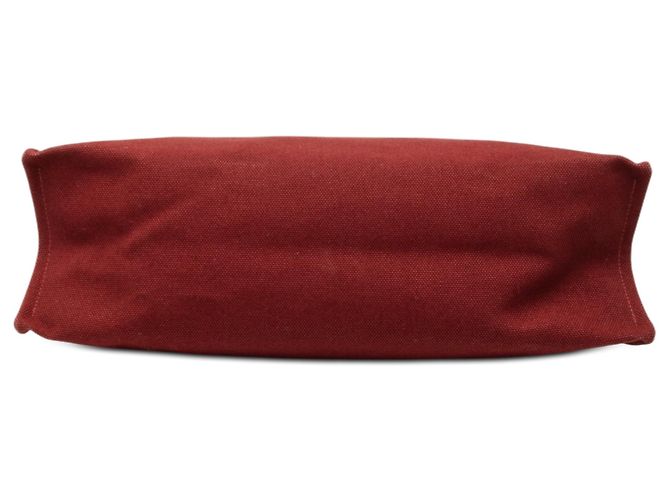 Borsa Tote Hermès Toile Etriviere Elan Rossa Rosso - vista 3