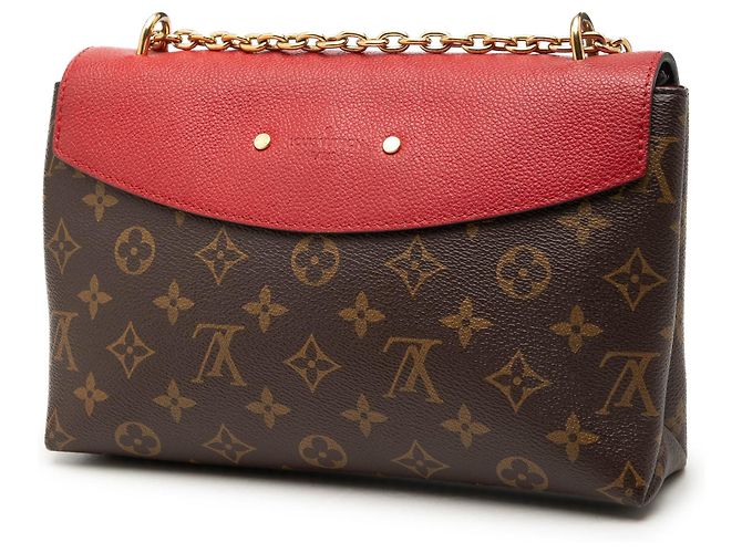 Borsa a tracolla Louis Vuitton Monogram Saint Placide Marrone - vista 2