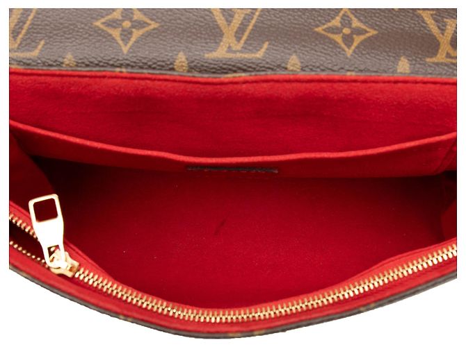Borsa a tracolla Louis Vuitton Monogram Saint Placide Marrone - vista 4