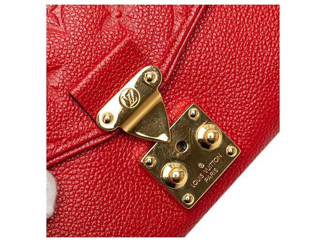 Sac bandoulière Pochette Saint Germain Louis Vuitton Monogram Empreinte rouge - vue 7