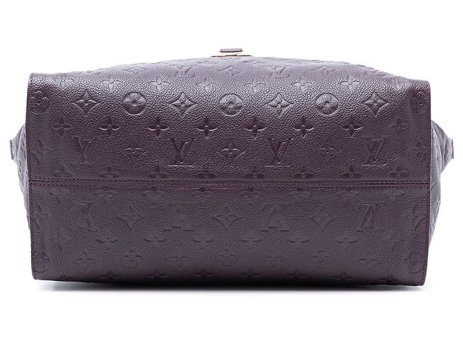 Borsa Satchel Louis Vuitton Monogram Empreinte Lumineuse PM Viola Porpora - vista 3