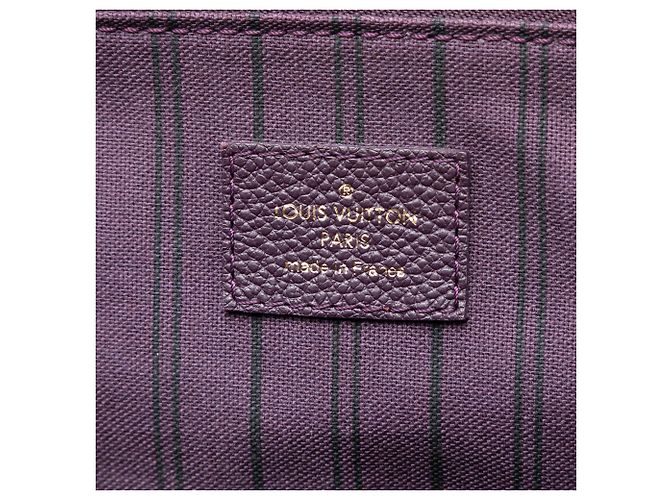 Borsa Satchel Louis Vuitton Monogram Empreinte Lumineuse PM Viola Porpora - vista 5