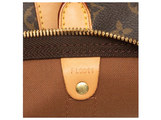 Borsa da viaggio Louis Vuitton Monogram Keepall 50 Marrone - vista 6