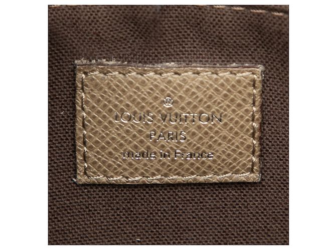 Borsa a tracolla Louis Vuitton Taiga Roman PM Marrone - vista 5