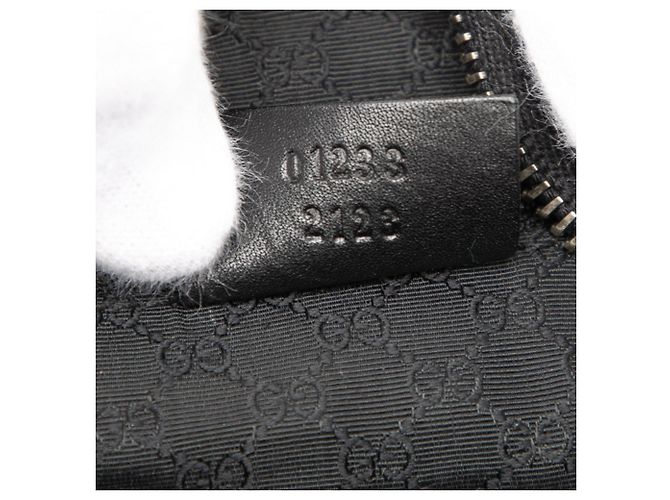Borsa a tracolla Gucci Denim Web nera Nero - vista 6