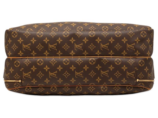 Borsa da viaggio Louis Vuitton Monogram Alize 24 Heures marrone - vista 3