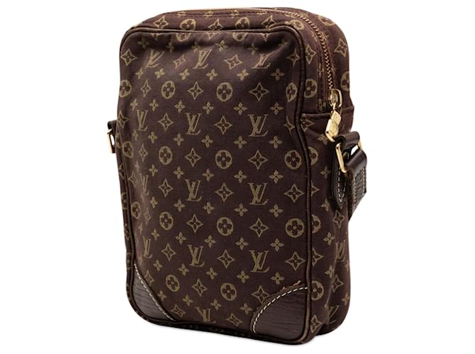 Borsa a tracolla Louis Vuitton Monogram Mini Lin marrone - vista 2