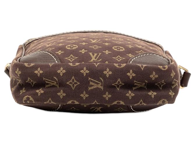 Borsa a tracolla Louis Vuitton Monogram Mini Lin marrone - vista 3