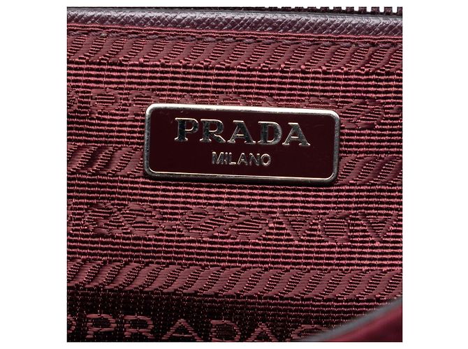 Borsa a tracolla Prada Impuntu Tessuto rossa con catena Rosso - vista 5