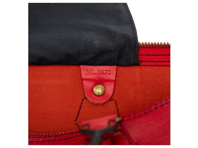 Borsa Boston Epi Speedy 35 rossa Louis Vuitton Rosso - vista 5
