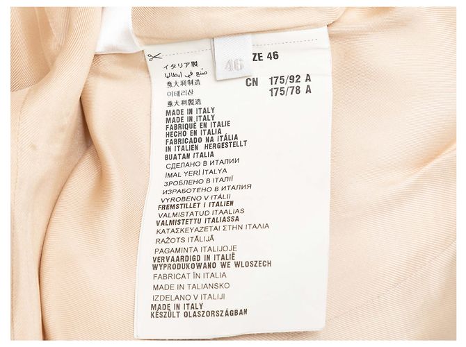 Ärmelloses Prada Shiftkleid aus Virgin Wool in Tan Größe IT 46 Beige - Ansicht 6