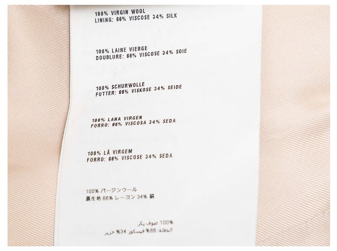 Ärmelloses Prada Shiftkleid aus Virgin Wool in Tan Größe IT 46 Beige - Ansicht 7