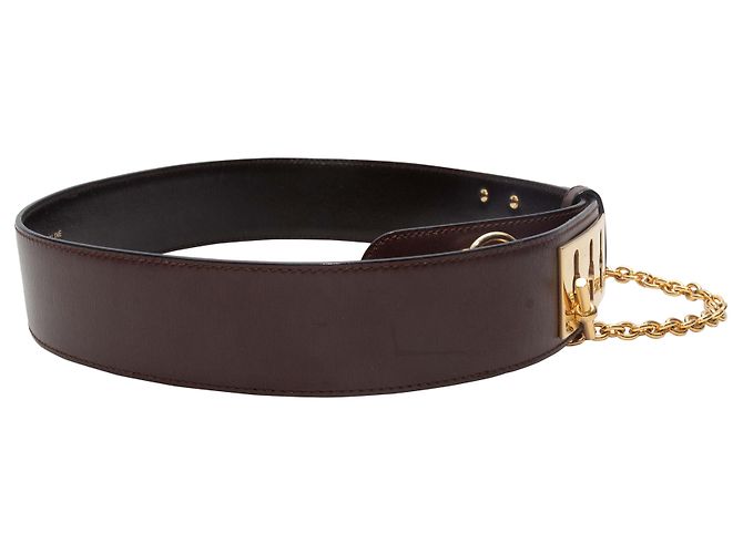 Céline Celine Gürtel mit Kette Braun Größe 70 - Ansicht 2