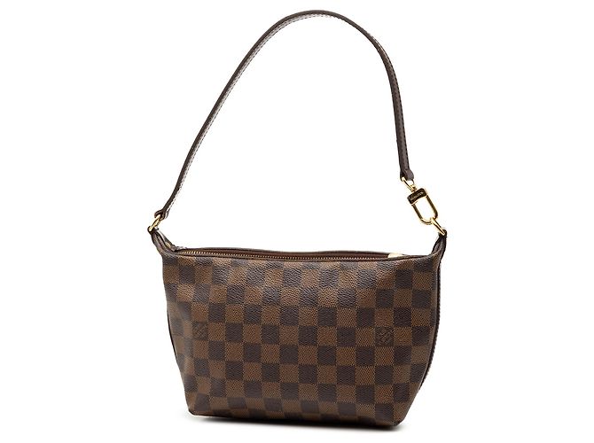 Borsa a tracolla Louis Vuitton Damier Ebene Illovo PM marrone - vista 2