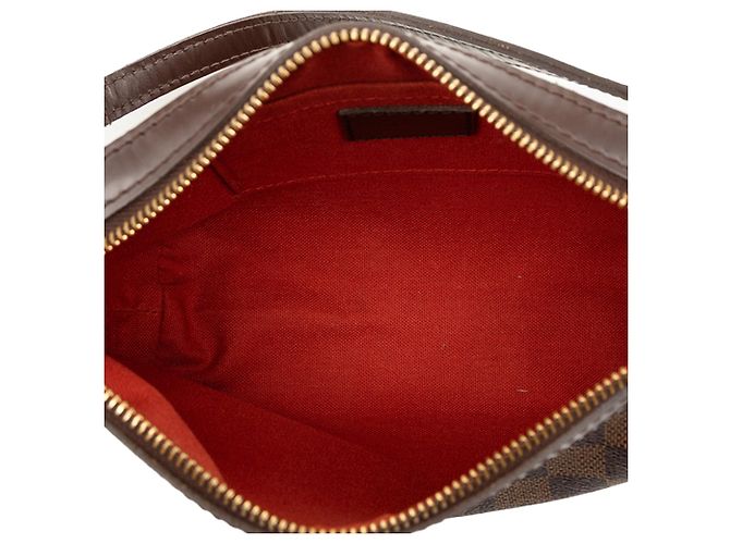 Borsa a tracolla Louis Vuitton Damier Ebene Illovo PM marrone - vista 4