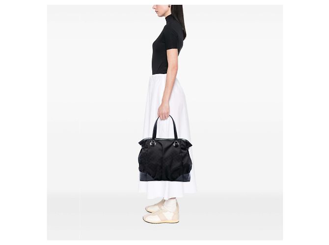 Tote Gucci GG Nylon Full Moon nero - vista 6