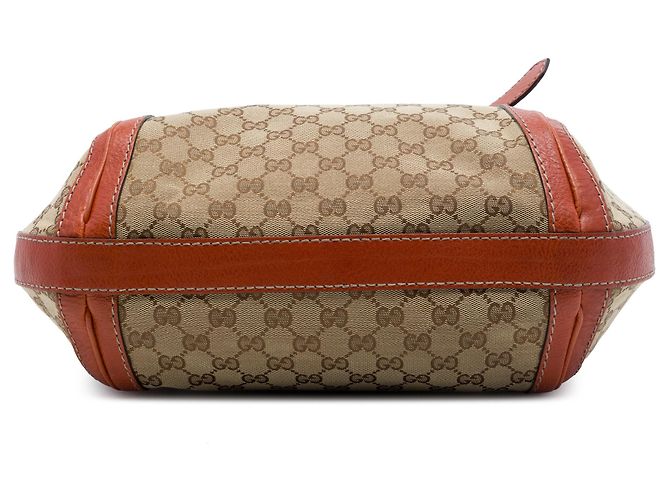 Borsa a tracolla Gucci Medium GG Canvas beige - vista 3
