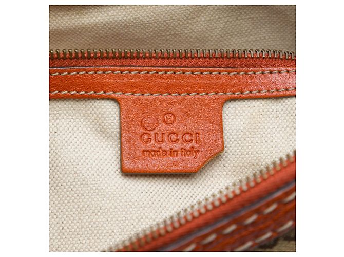 Borsa a tracolla Gucci Medium GG Canvas beige - vista 5