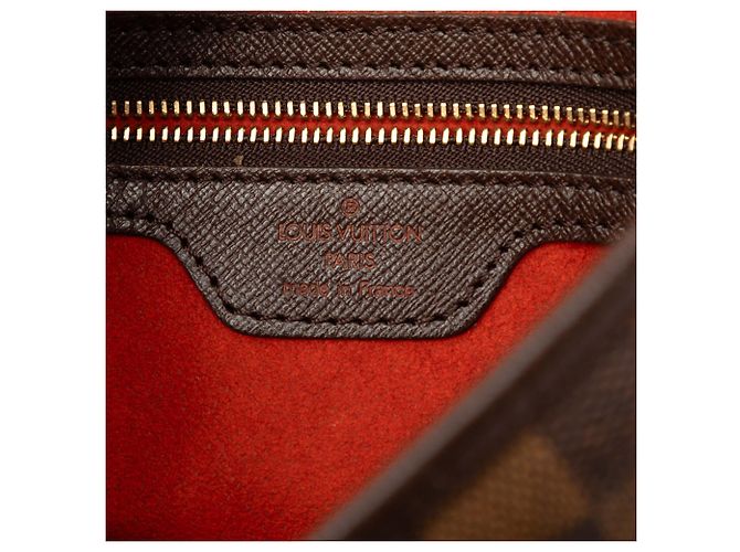 Bucket Borsa a secchiello Marais Damier Ebene marrone Louis Vuitton - vista 5