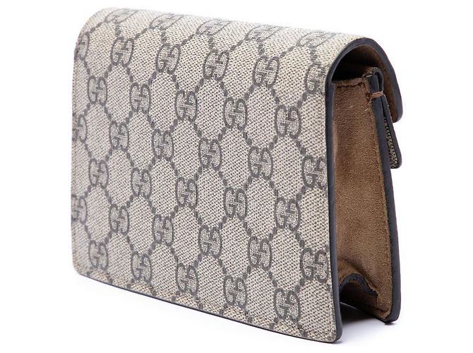 Borsa a tracolla Gucci Mini GG Supreme Dionysus beige - vista 2