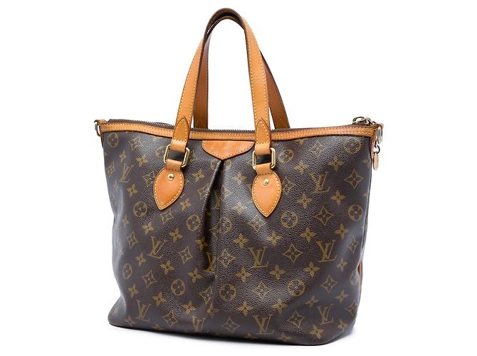 Borsa Louis Vuitton Monogram Palermo PM marrone - vista 2