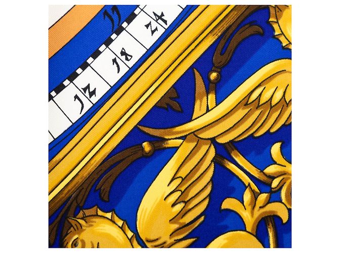 Hermès Astrologie Forever Seidentuch 90 Blau - Ansicht 6