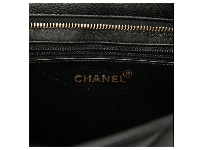Tote Chanel Caviar Medallion nero - vista 5