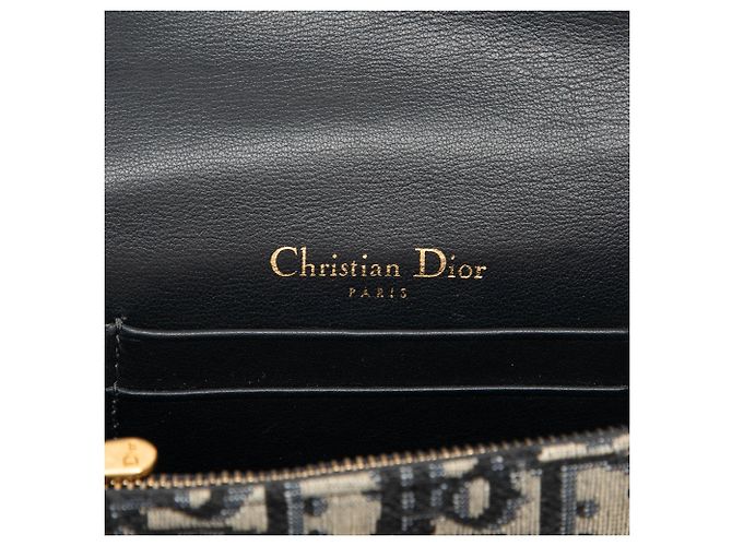 Blauer Dior Oblique Canvas Saddle Gürteltasche - Ansicht 5