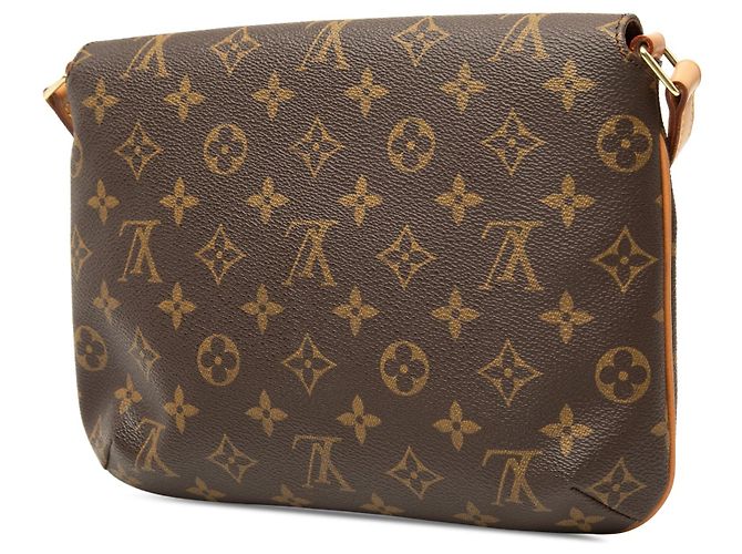Borsa a tracolla Louis Vuitton Monogram Musette Tango con tracolla corta marrone - vista 2