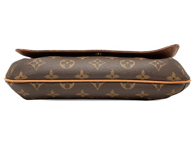 Borsa a tracolla Louis Vuitton Monogram Musette Tango con tracolla corta marrone - vista 3