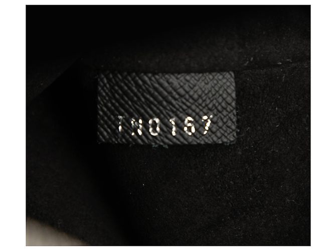 Clutch Louis Vuitton Epi Pochette Jour PM Nera Nero - vista 6