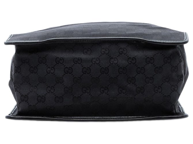 Schwarzer Gucci GG Canvas Tote - Ansicht 3