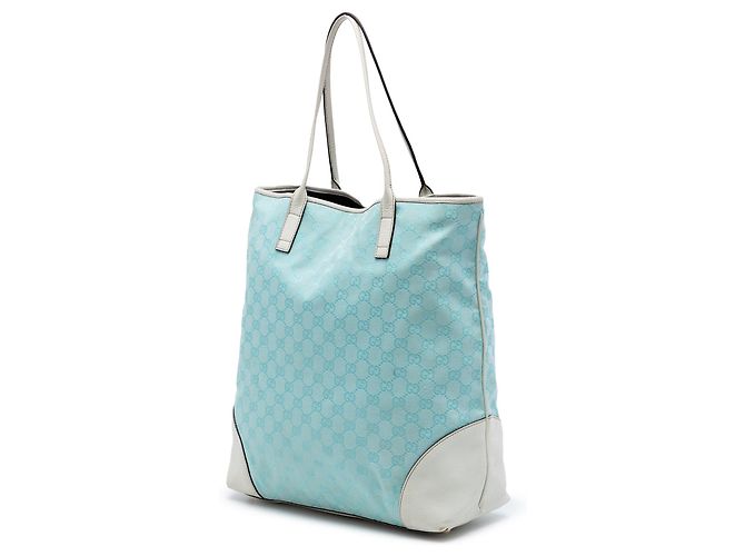 Blauer Gucci GG Canvas Tote - Ansicht 2