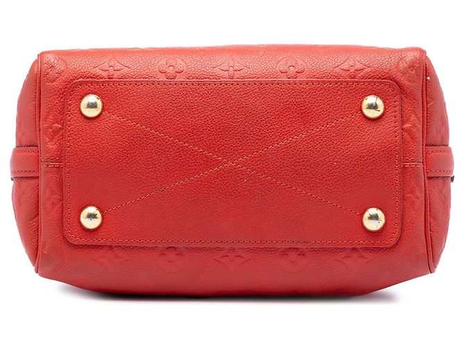 Borsa rossa Louis Vuitton Monogram Empreinte Speedy Bandouliere 25 Rosso - vista 3