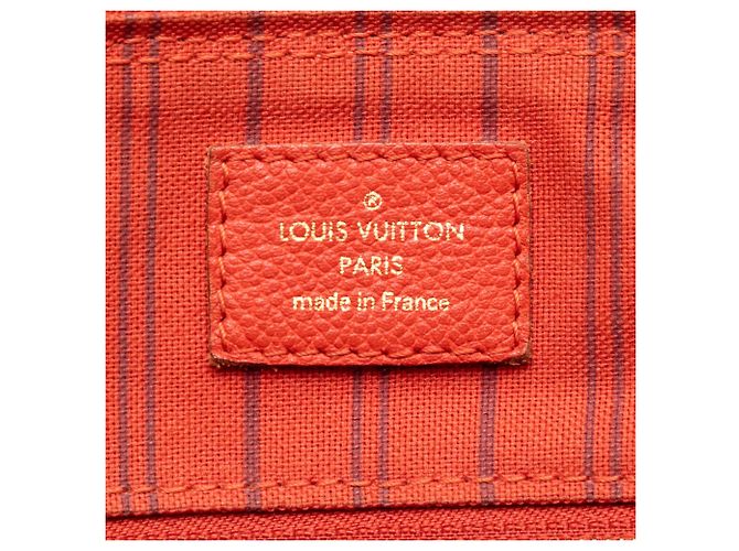 Borsa rossa Louis Vuitton Monogram Empreinte Speedy Bandouliere 25 Rosso - vista 5
