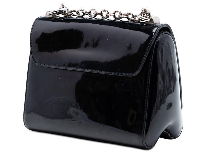 Bolso bandolera Black Louis Vuitton Vernis Monogram Twist PM Negro - vista 2