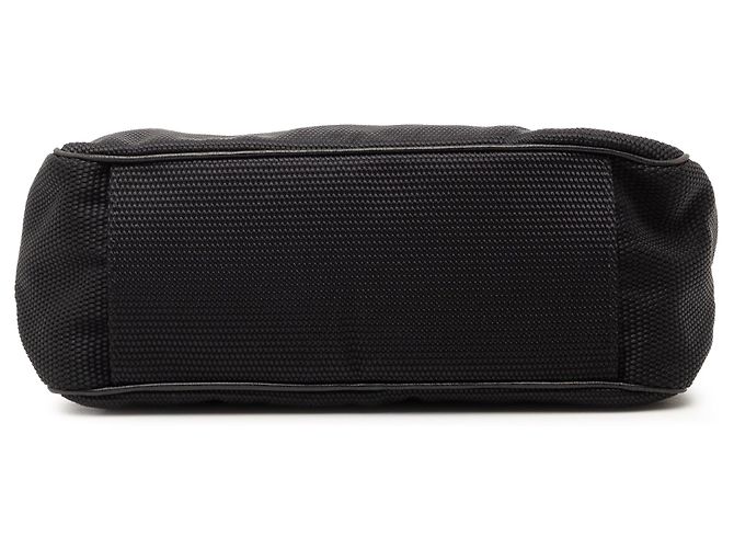 Borsa a tracolla in nylon con logo nero Saint Laurent - vista 3