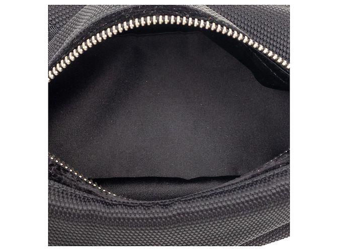 Borsa a tracolla in nylon con logo nero Saint Laurent - vista 4