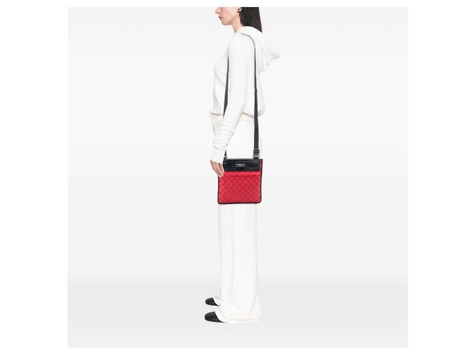 Bolsa transversal Gucci GG Canvas vermelha Vermelho - vista 7