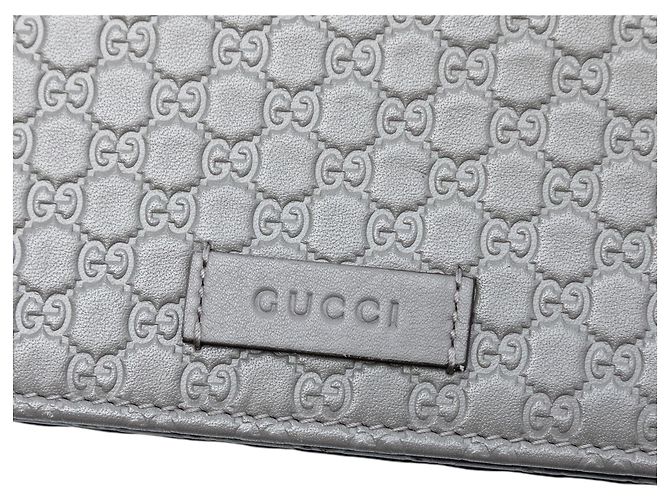 Borsa a tracolla con portafoglio Microguccissima grigio Gucci - vista 6