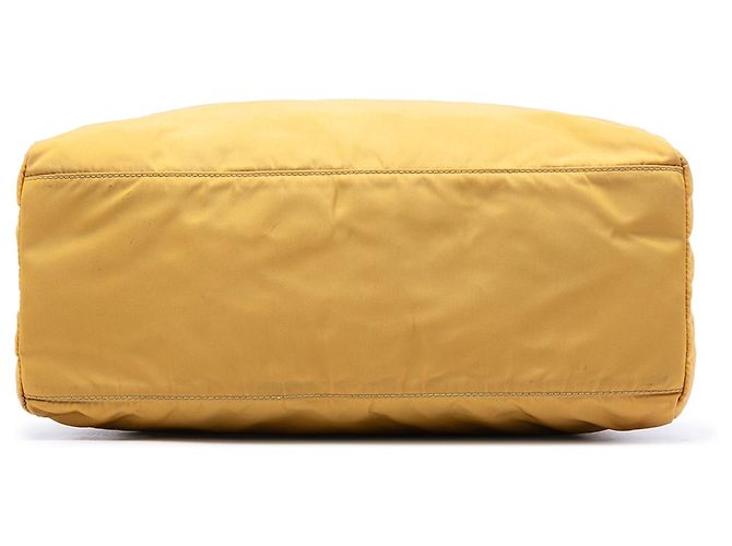 Tote City in Tessuto giallo Prada - vista 3