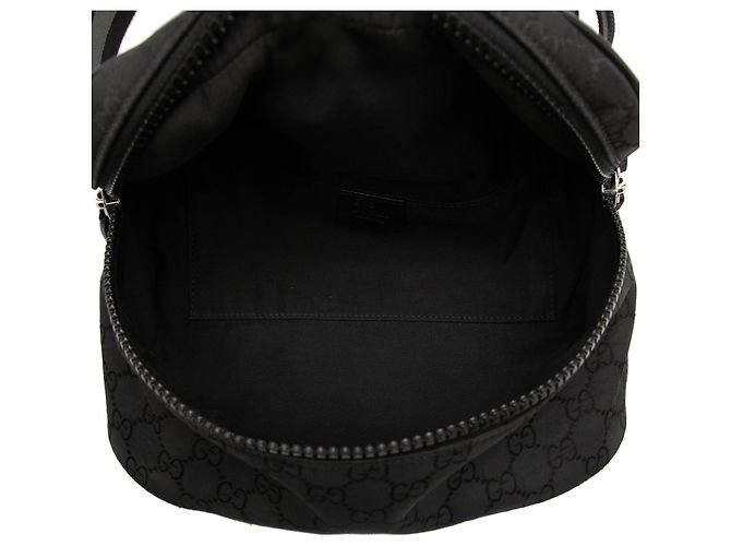 Borsa a tracolla Gucci GG Nylon Web nera Nero - vista 4