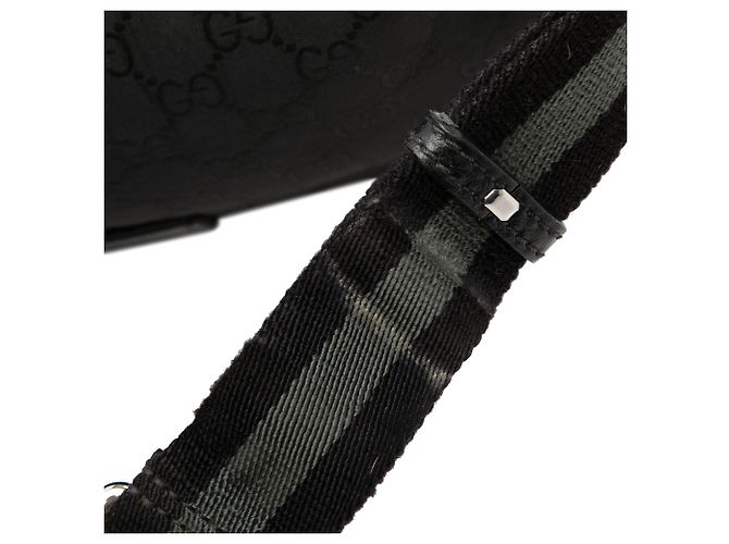 Borsa a tracolla Gucci GG Nylon Web nera Nero - vista 7